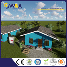 (WAS1501-52D) Fábrica de China Instalación rápida Prefab Casa / acero Prefabricados Villas casas con tamaño personalizado